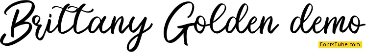 Brittany Golden Font