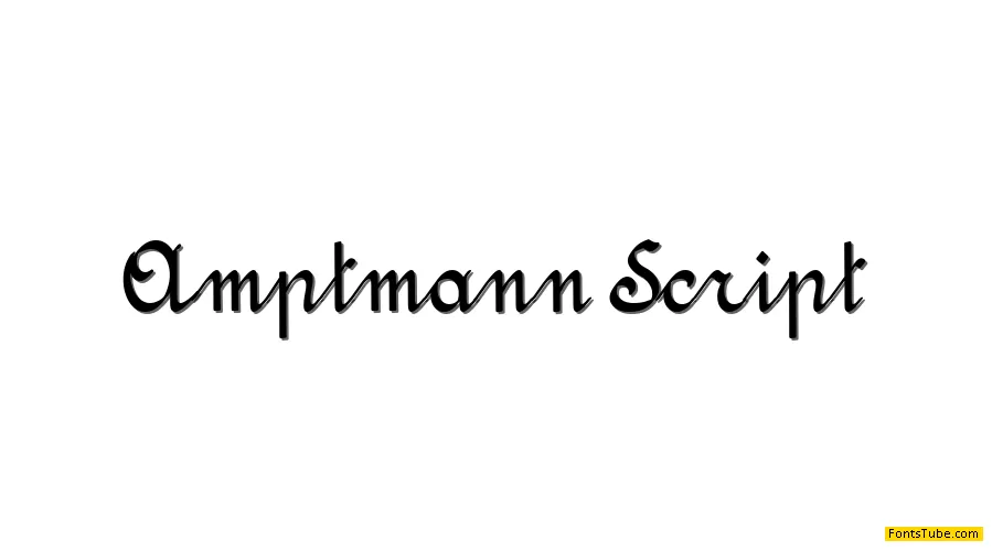 Amptmann Script Font