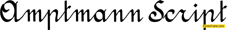 Amptmann Script Font