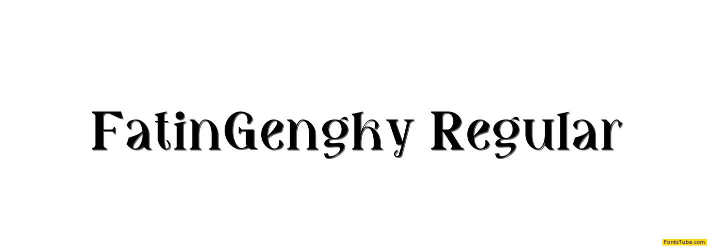 Fatin Gengky Font Family