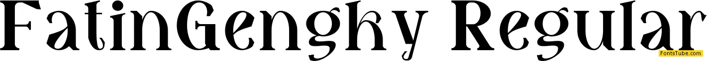 Fatin Gengky Font Family