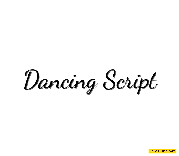 Dancing Script Font Family