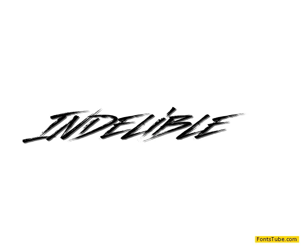 Indelible Font