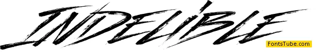 Indelible Font