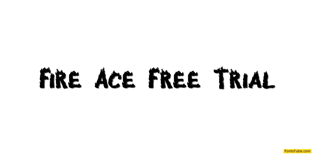 Fire Ace Free Trial Font