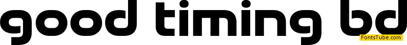 Good Timing Font