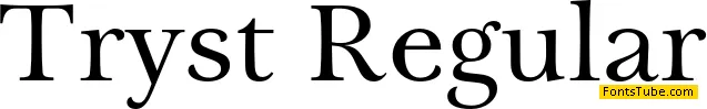 Tryst Font