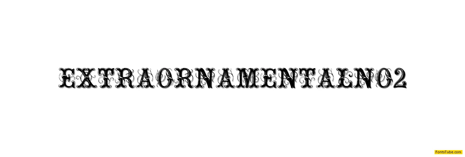 ExtraOrnamentalNo2 Font