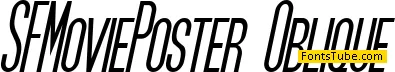 SF Movie Poster Font Family