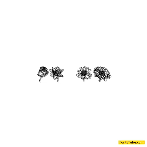 Blumen Font