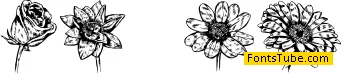 Blumen Font
