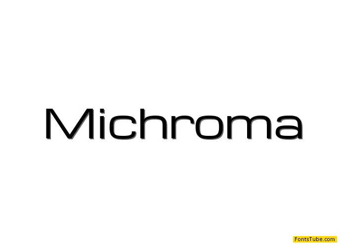 Michroma Font
