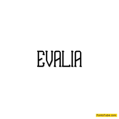 EVALIA Font
