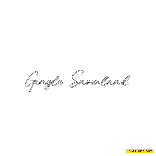 Gingle Snowland Font