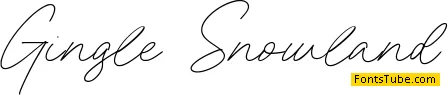 Gingle Snowland Font