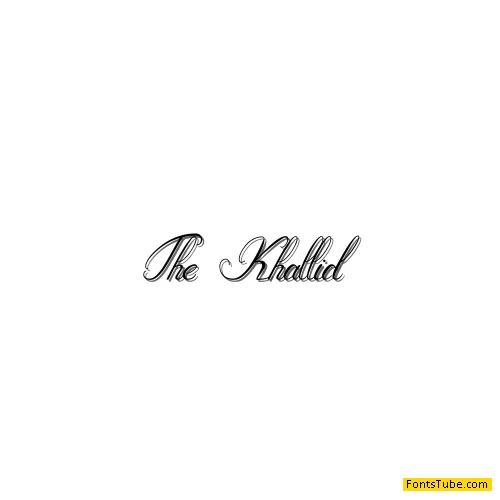 The_Khallid Font