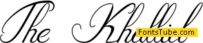The_Khallid Font