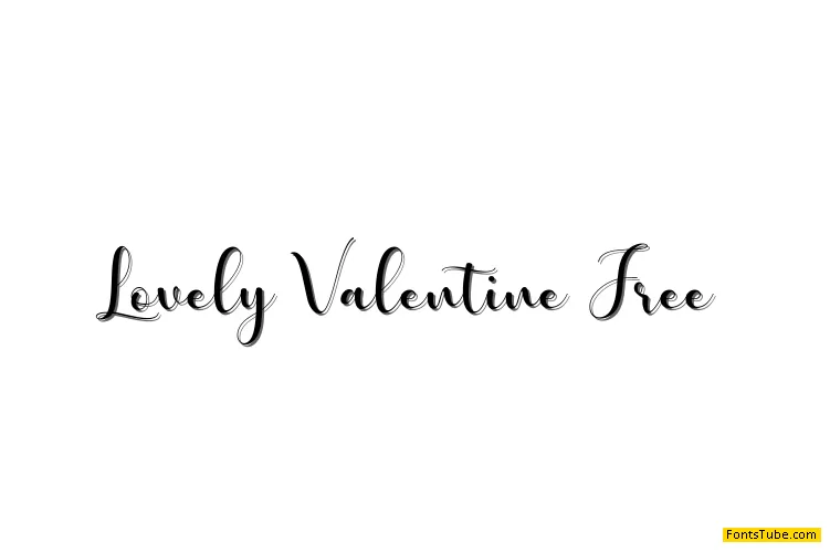 lovely valentine Font