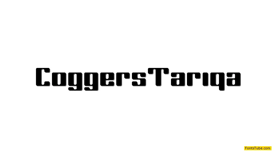 Coggers Tariqa Font