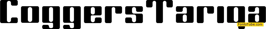 Coggers Tariqa Font