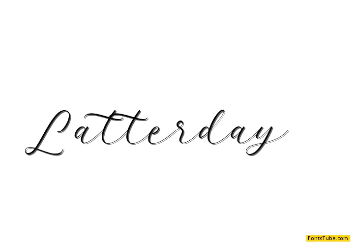 Latterday Font