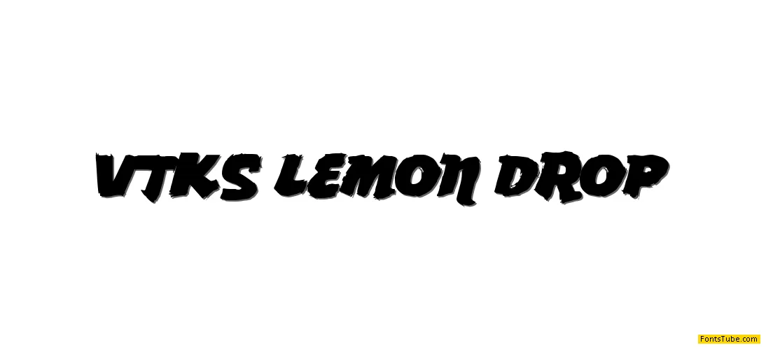vtks Lemon Drop Font