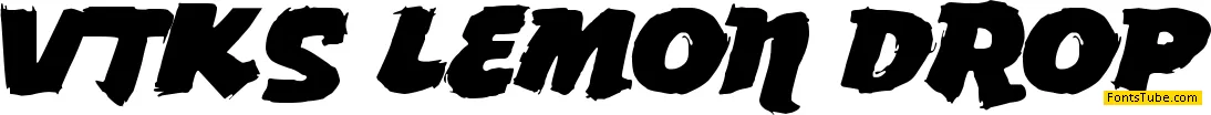 vtks Lemon Drop Font