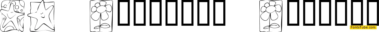 KR Scrappin Squares Font