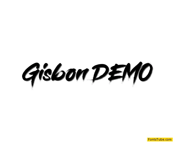 Gisbon DEMO Font