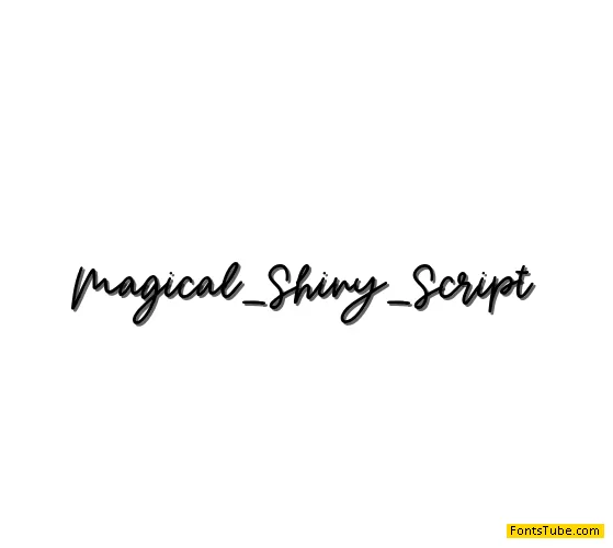 Magical_Shiny_Script Font
