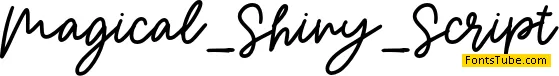 Magical_Shiny_Script Font