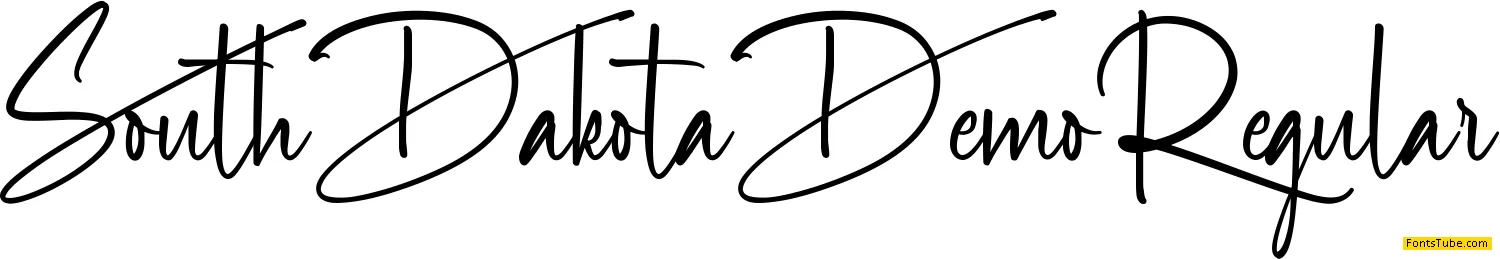 South Dakota Demo Font