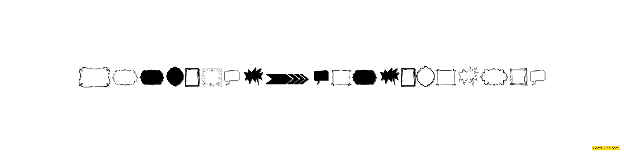 KG Flavor And Frames Two Font
