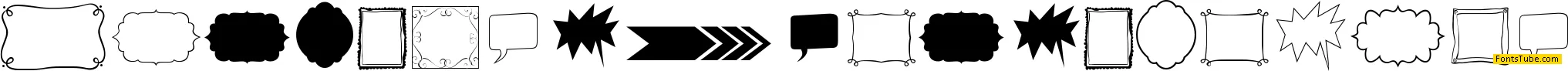 KG Flavor And Frames Two Font
