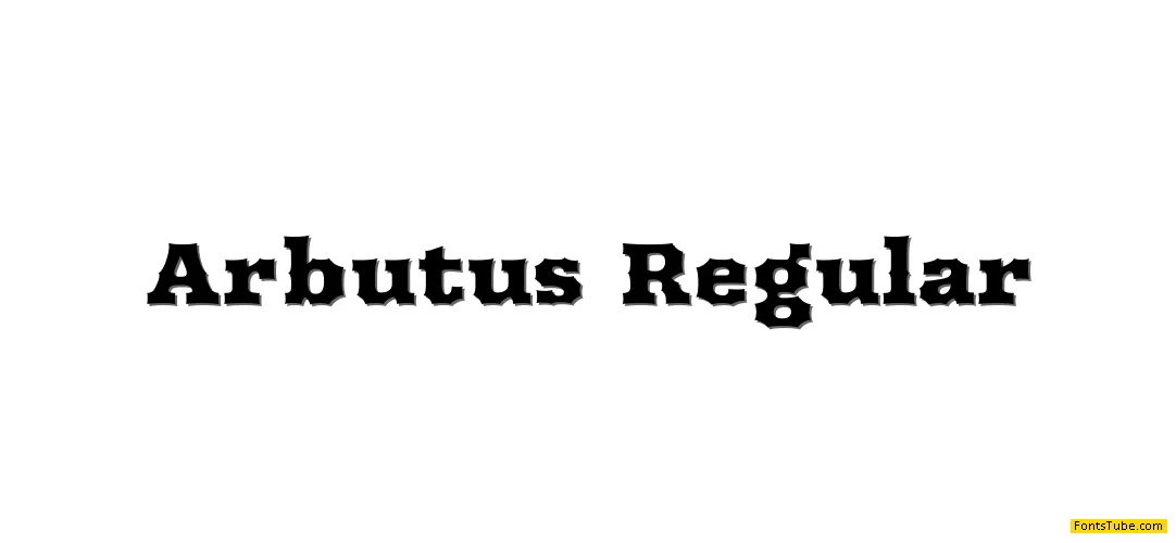 Arbutus Font