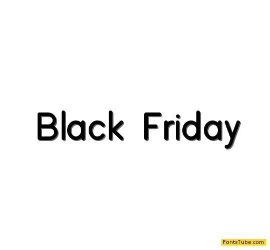 BlackFriday Font