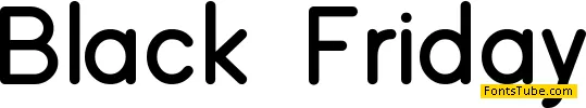 BlackFriday Font