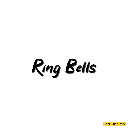 Ring Bells - Personal Use Font