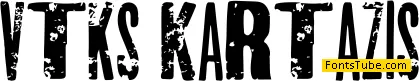 Vtks Kartazis Font