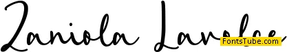 Zaniola Lavolce Font