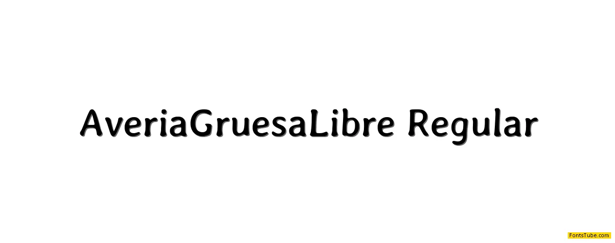 Averia Gruesa Libre Font