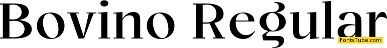 Bovino Trial Font Family