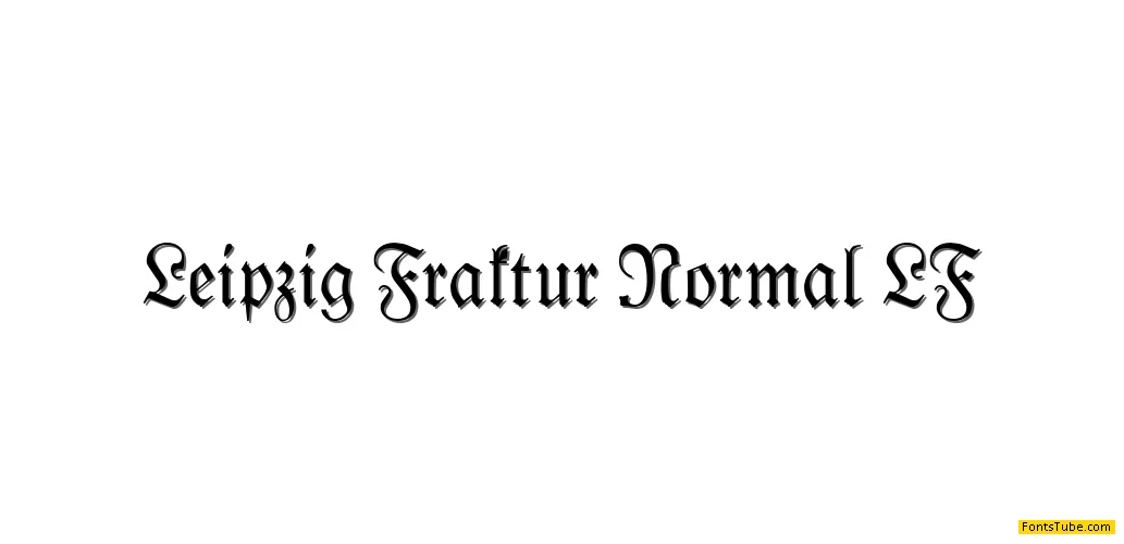 Leipzig Fraktur Font Family