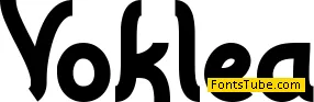 Voklea - Personal Use Font