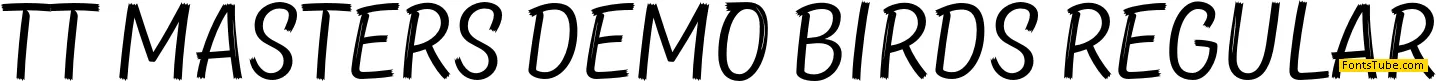 TT Masters DEMO Font Family