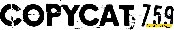 Copycat 759 Font