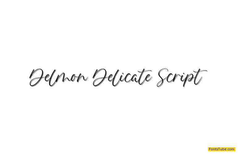 Delmon Delicate Script