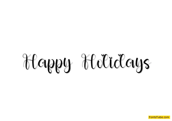 Happy Holidays