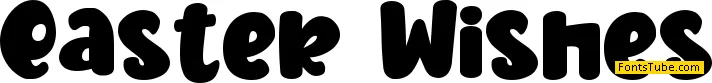 Easter Wishes - Personal Use Font