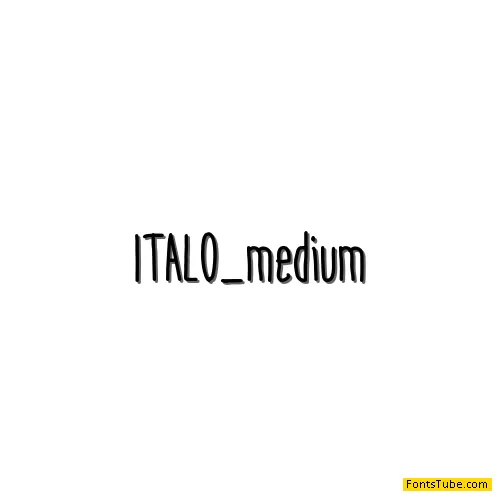 Italo Font Family